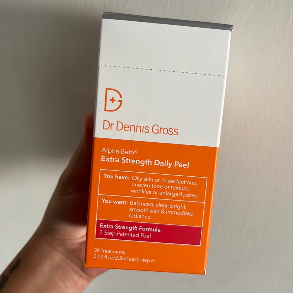NEW IN BOX Dr. Dennis Gross Alpha Beta Extra Strength Daily Peel (30 Treatments)